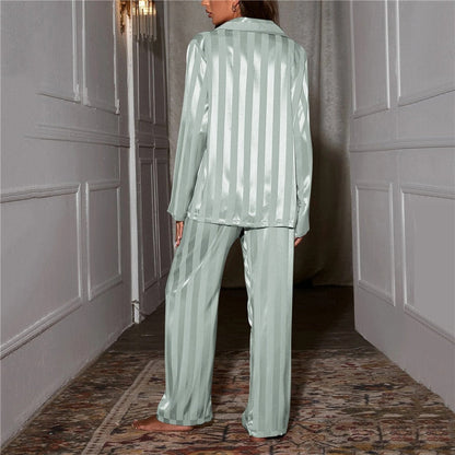 Women's two-piece satin pyjamas