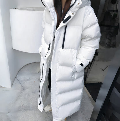 Women's Waterproof Jacket – Windproof Long Hooded Coat