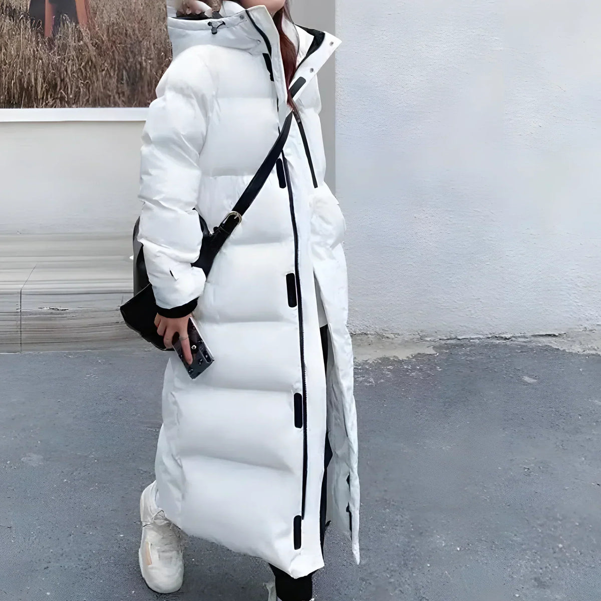 Women's Waterproof Jacket – Windproof Long Hooded Coat