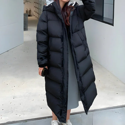 Women's Waterproof Jacket – Windproof Long Hooded Coat
