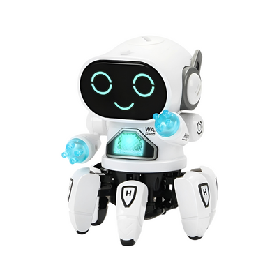 Dancing Music Robot Toy – Interactive Toy with Songs & LED Lights