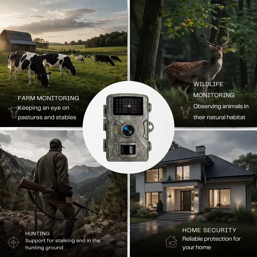 Trail Camera – Motion-Activated Infrared Wildlife Camera