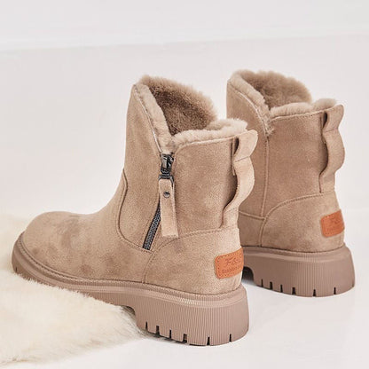 Women's waterproof fur-lined boots