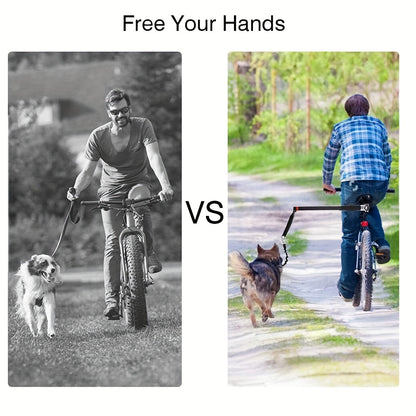 Dog Bike Leash – Hands-Free Bicycle Lead with Shock Buffer