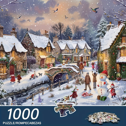 Winter holidays 1000-piece jigsaw puzzle