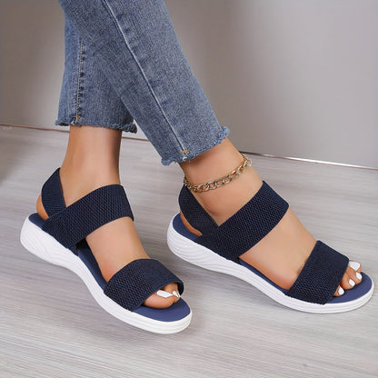 Lightweight Stretch Sandals for Women – Elasticated Comfort Sandals with Arch Support