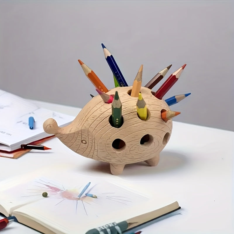 Hedgehog Pen Holder – Resin Desk Organiser