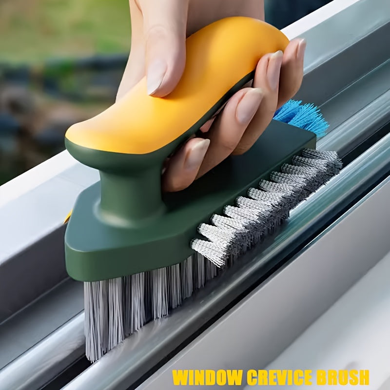 2-in-1 grout and floor scrub brush