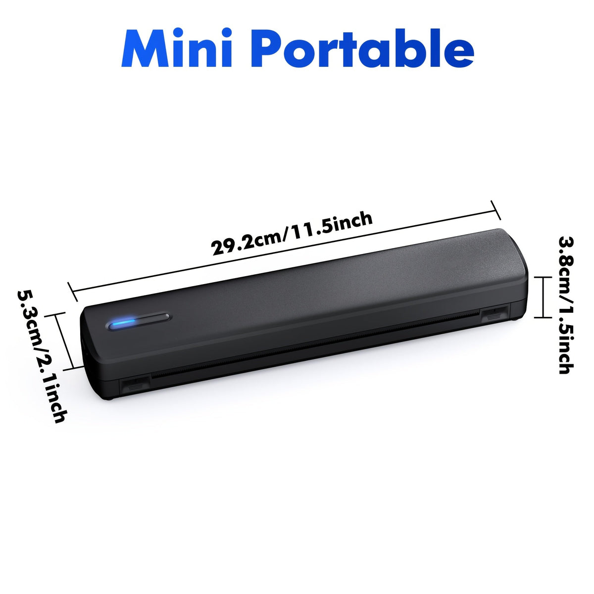 Portable Thermal Printer – Wireless Inkless A4 Printer