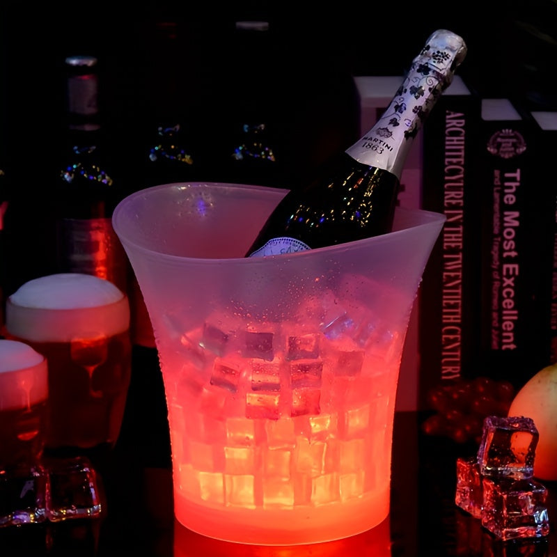 5L LED light-up ice bucket for champagne and beer