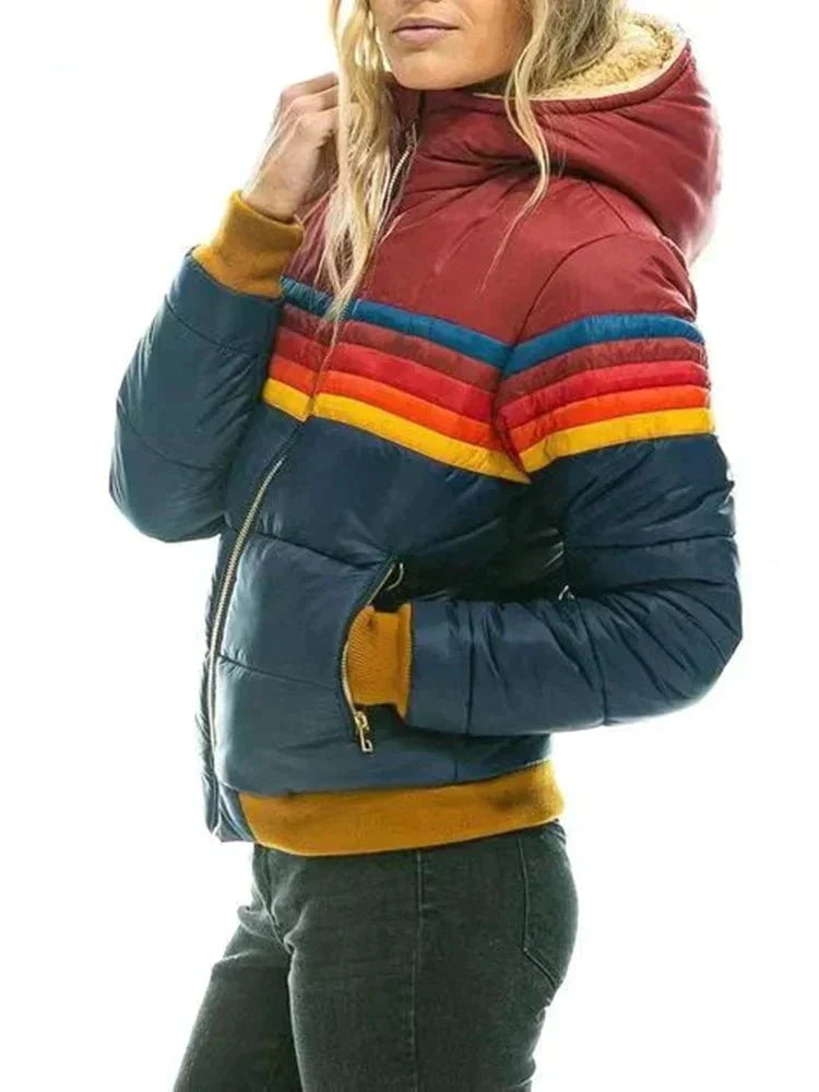 Women's alpine quilted jacket - detail