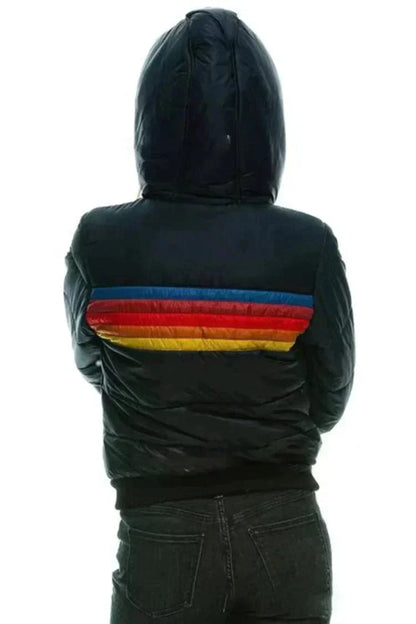 Women's insulated winter jacket - back