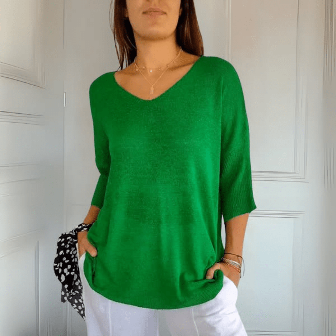 Women's loose-fit knit jumper