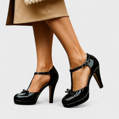 Women's stable-heel comfort heels