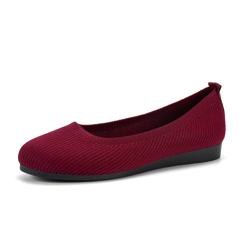 Women's slip-on cushioned comfort trainers