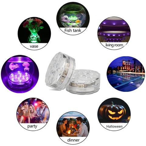 Underwater LED Light – Colourful Fully Waterproof, Remote
