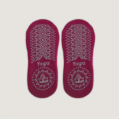 Cross-Strap Yoga Socks for Stability