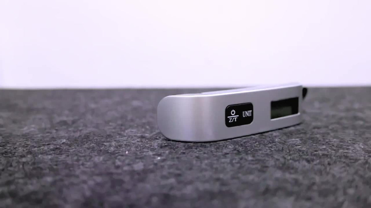 Digital handheld luggage scale with LCD