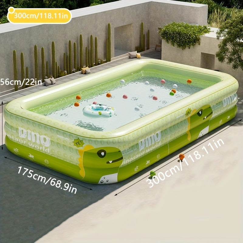 Inflatable Dinosaur Paddling Pool – Family Garden Pool