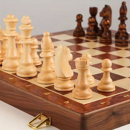 Wooden Chess Set – Tournament-Quality Handcrafted Pieces