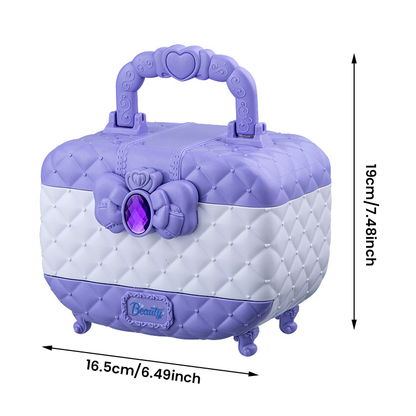 Princess kids make-up play case with mirror