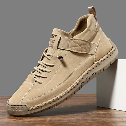 Women's cushioned wide-fit slip-on comfort sneakers