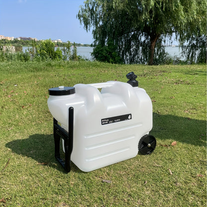 Portable Water Container – 28L Rolling Jerry Can with Wheels