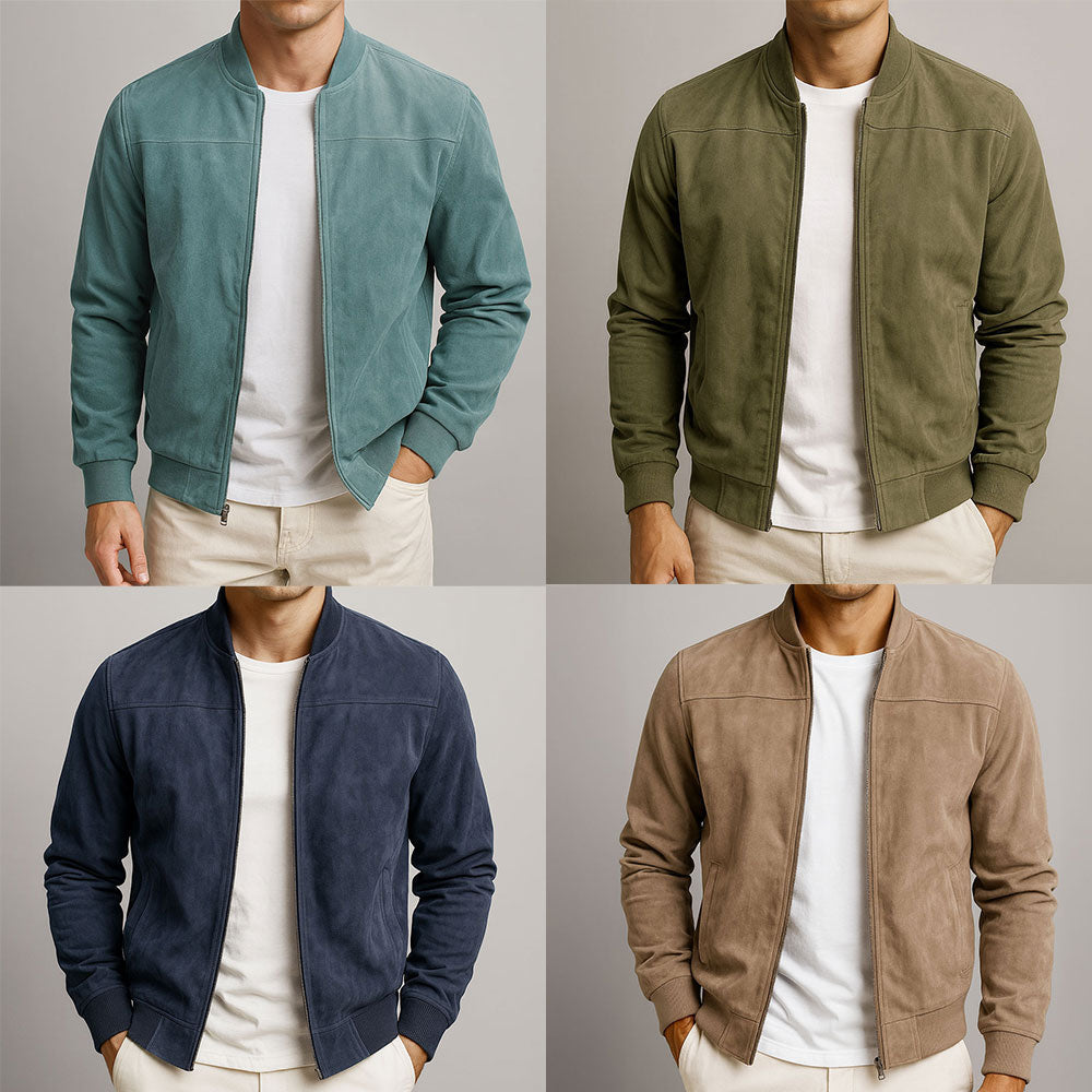 Men's modern zip jacket colours