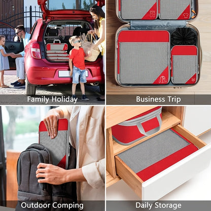 Travel Organiser Set – 5-Piece Mesh Packing Bags