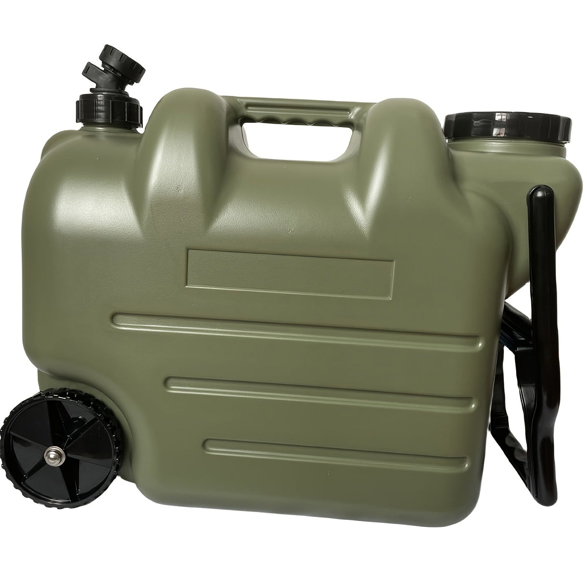 Portable Water Container – 28L Rolling Jerry Can with Wheels