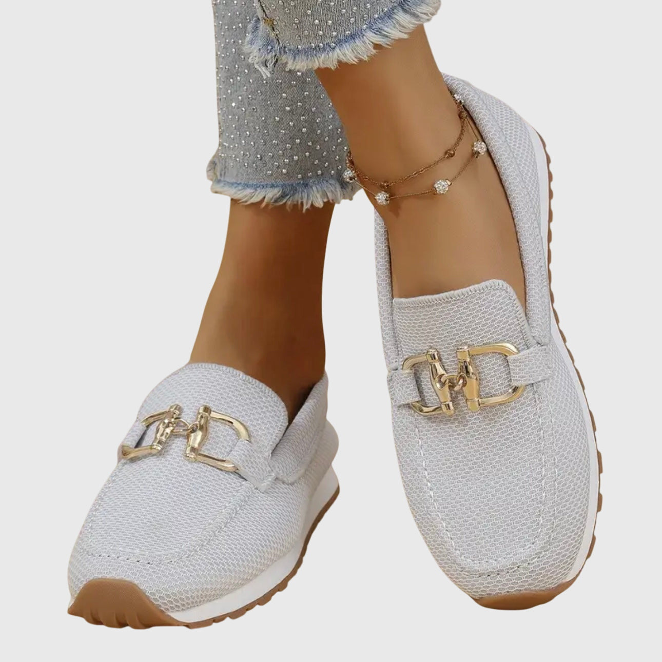 Women's slip-on cushioned comfort loafers
