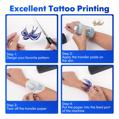 Portable Thermal Printer – Wireless Inkless A4 Printer