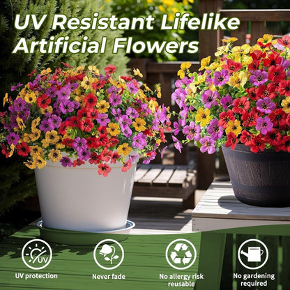 UV-Resistant Artificial Flowers – Indoor & Outdoor Decoration