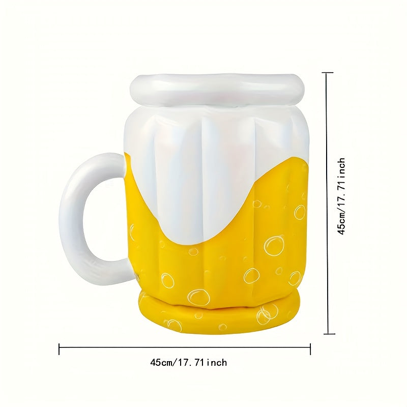 Inflatable portable ice bucket drinks cooler