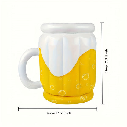 Inflatable portable ice bucket drinks cooler