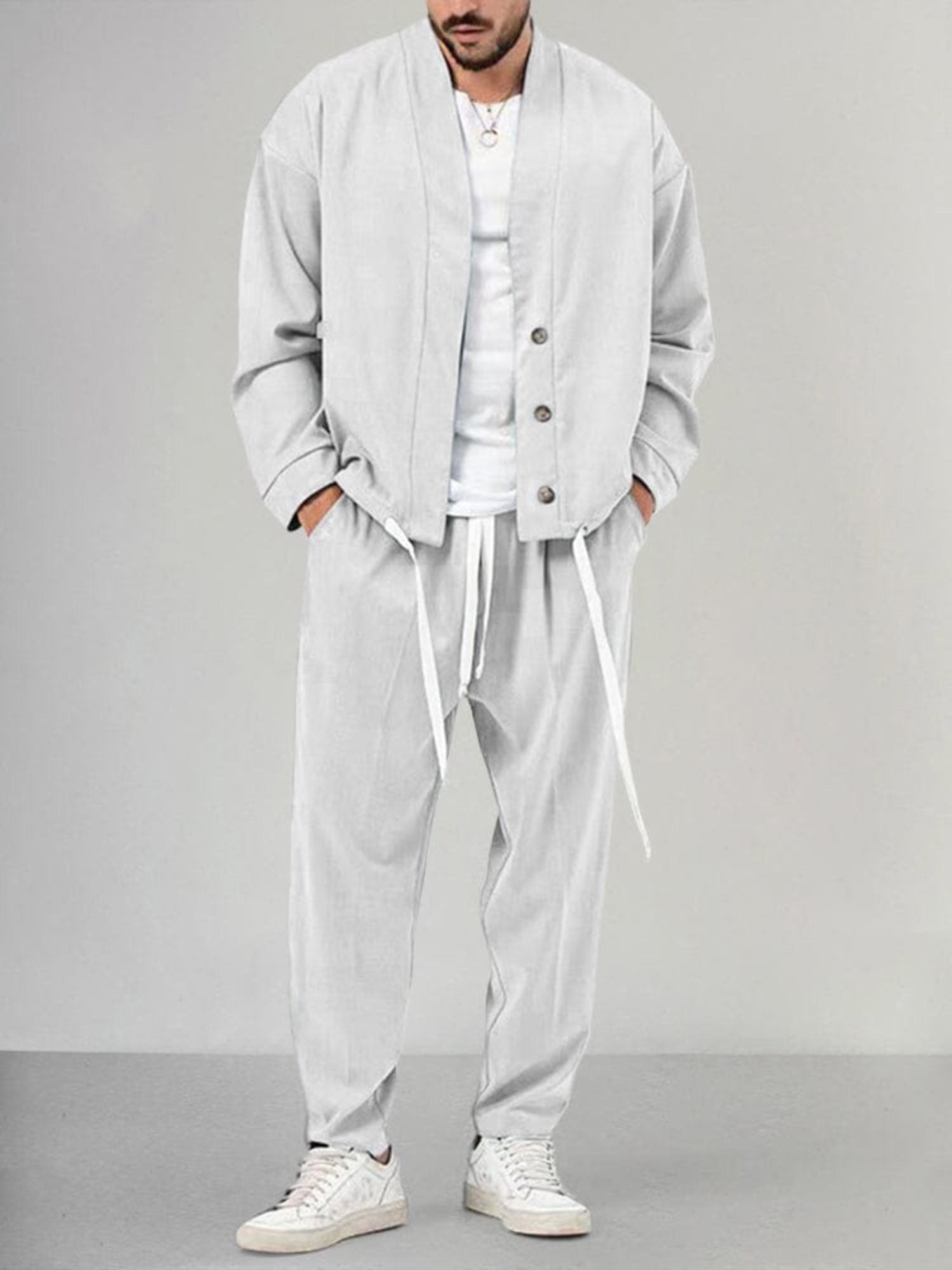 Men's matching two-piece set