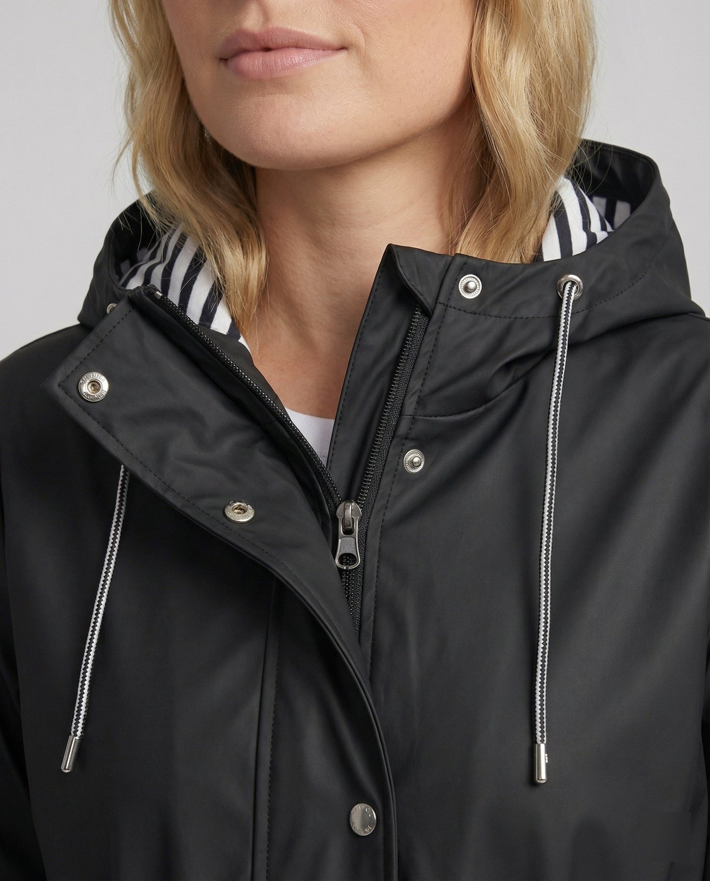 Women's hooded jacket - close-up detail