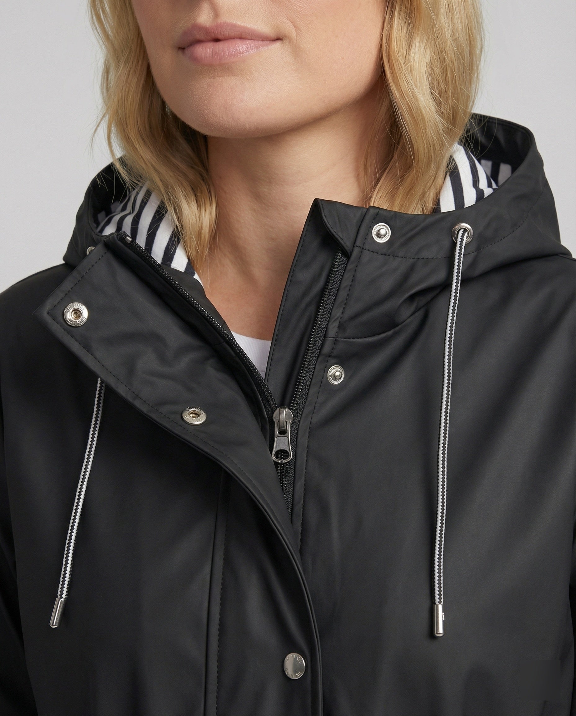 Women's hooded jacket - close-up detail