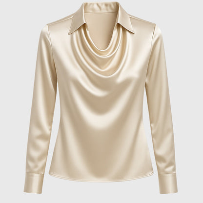 Women's occasion satin blouse