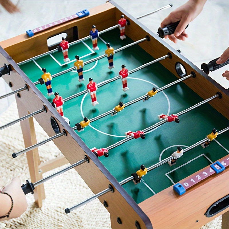 Table football with 18 players and 6 rods