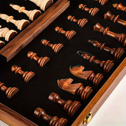 Wooden Chess Set – Tournament-Quality Handcrafted Pieces