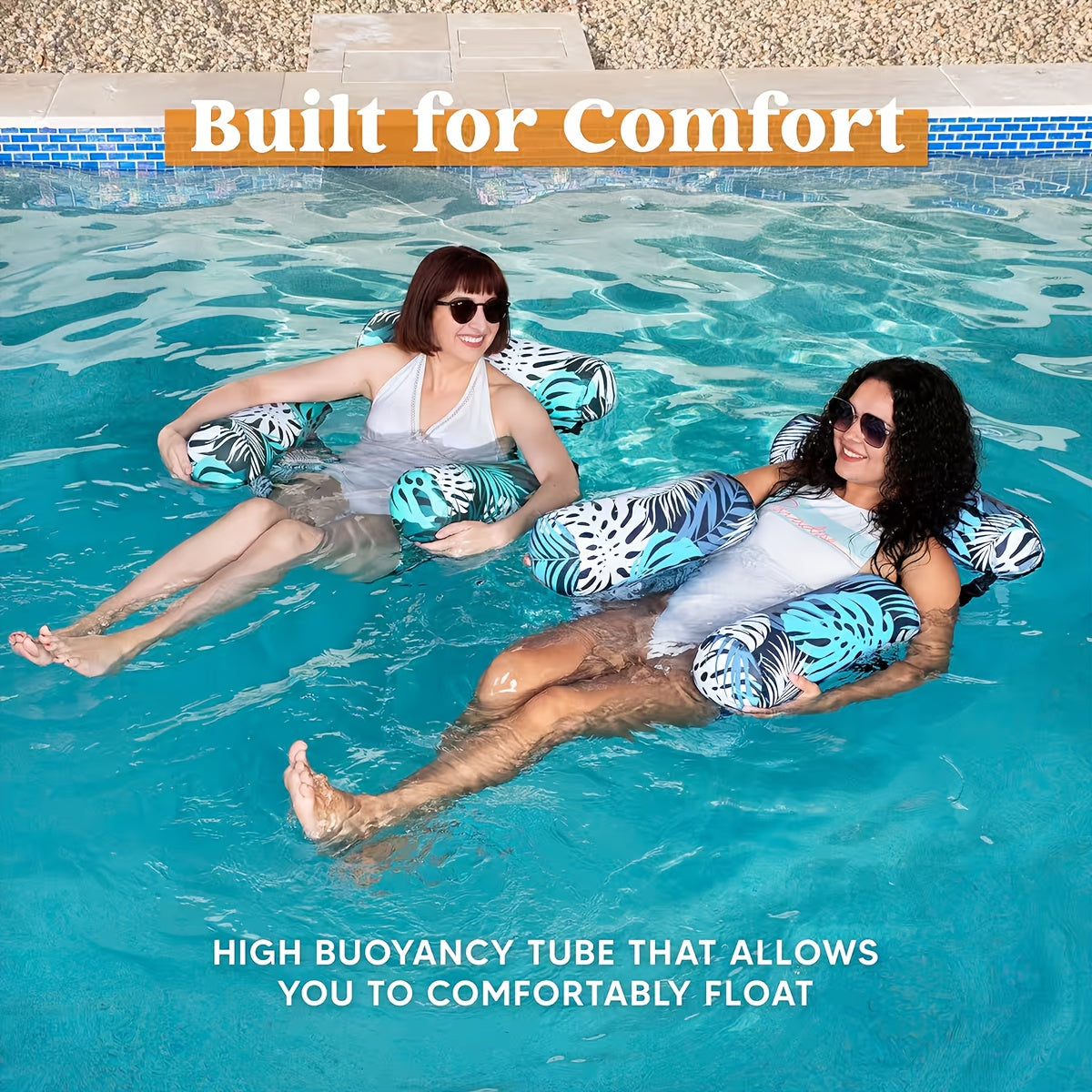 Pool Lounger – Inflatable Water Hammock Float