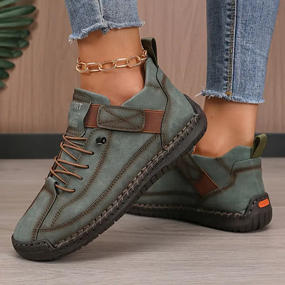 Women's cushioned wide-fit slip-on comfort sneakers