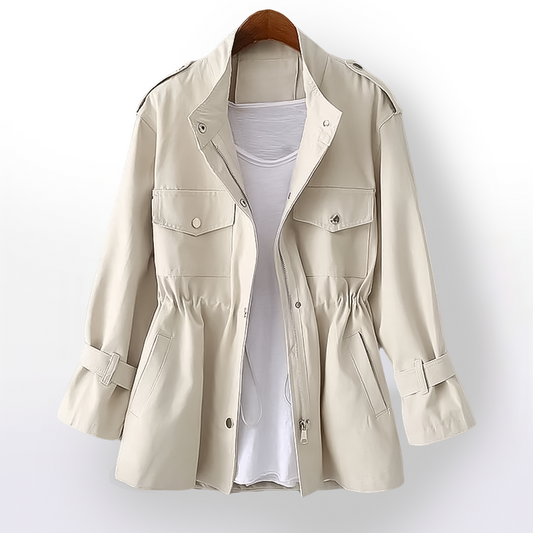 Women's structured elegant blazer - front