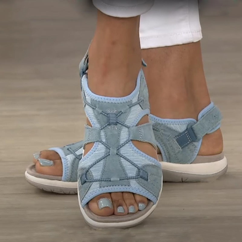 Orthopaedic Sandals for Women, Cushioned Arch Support Summer Sandals with Adjustable Straps