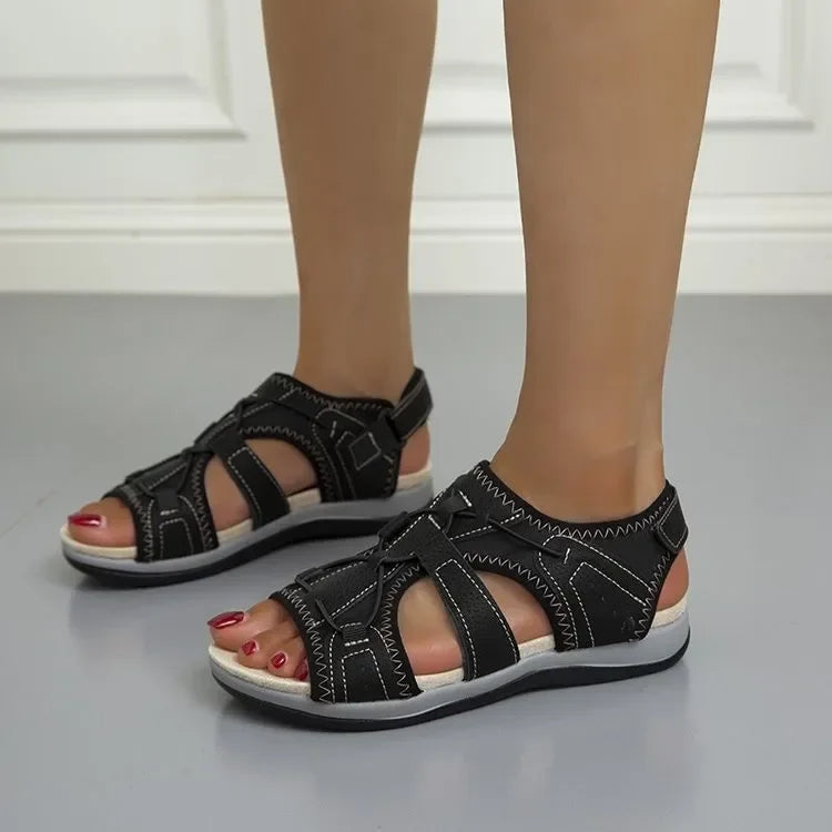 Orthopaedic Sandals for Women – Cushioned Arch Support Summer Sandals with Adjustable Straps