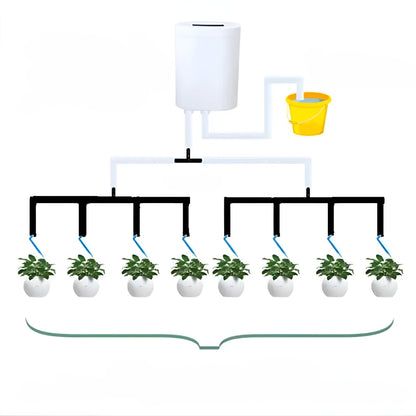 Automatic Plant Watering System – Timer Pump for 2–8 Pots