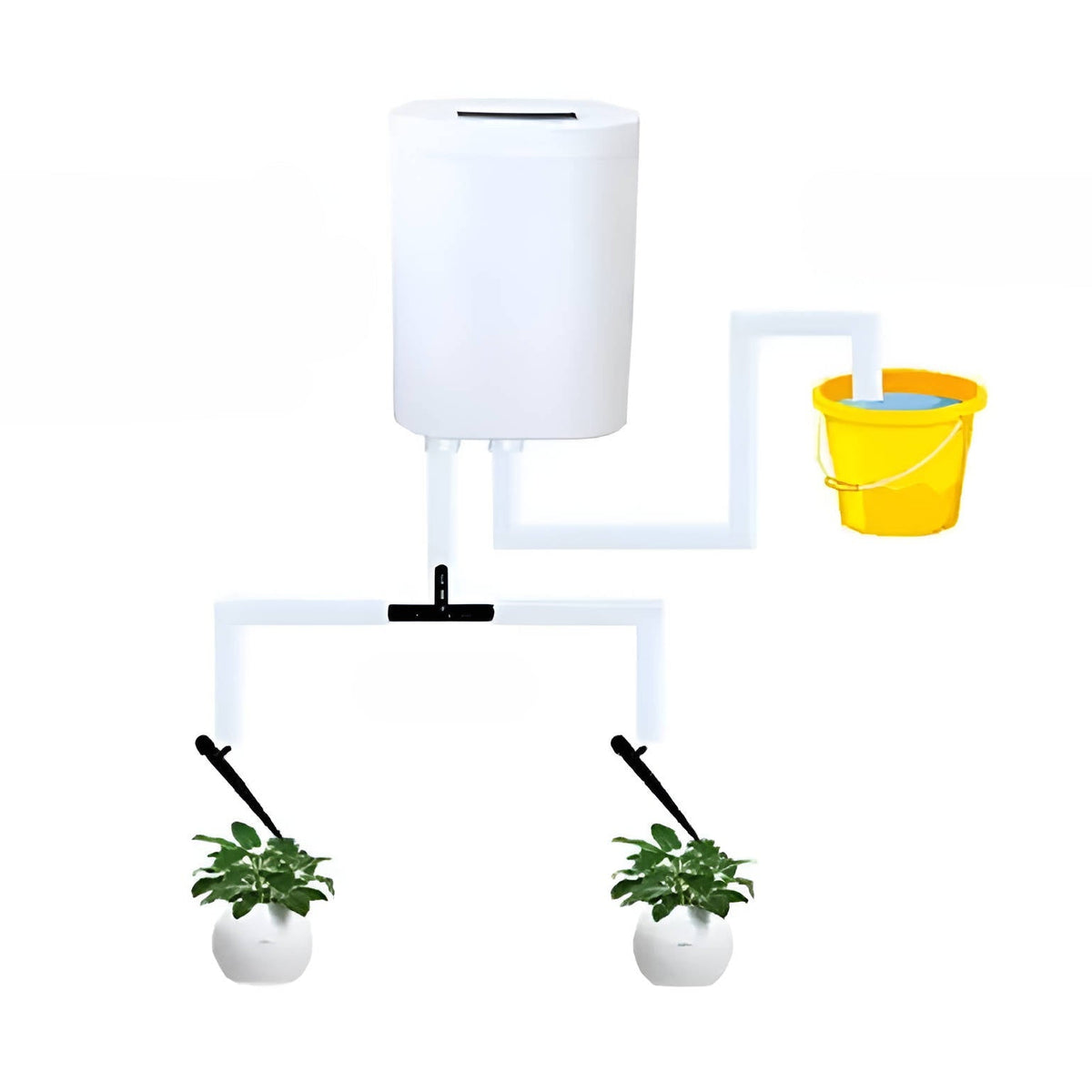 Automatic Plant Watering System – Timer Pump for 2–8 Pots