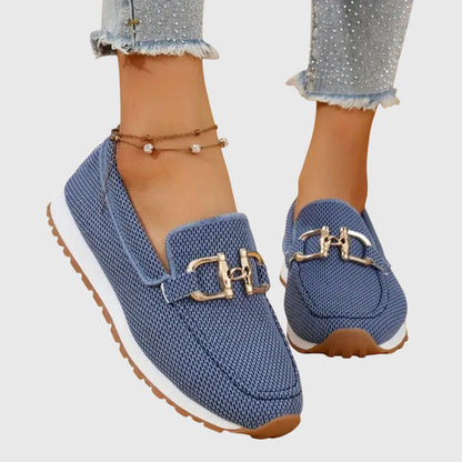 Women's slip-on cushioned comfort loafers