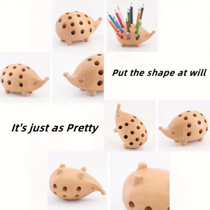 Hedgehog Pen Holder – Resin Desk Organiser